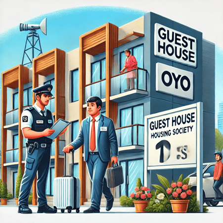 Guest House in Housing Society